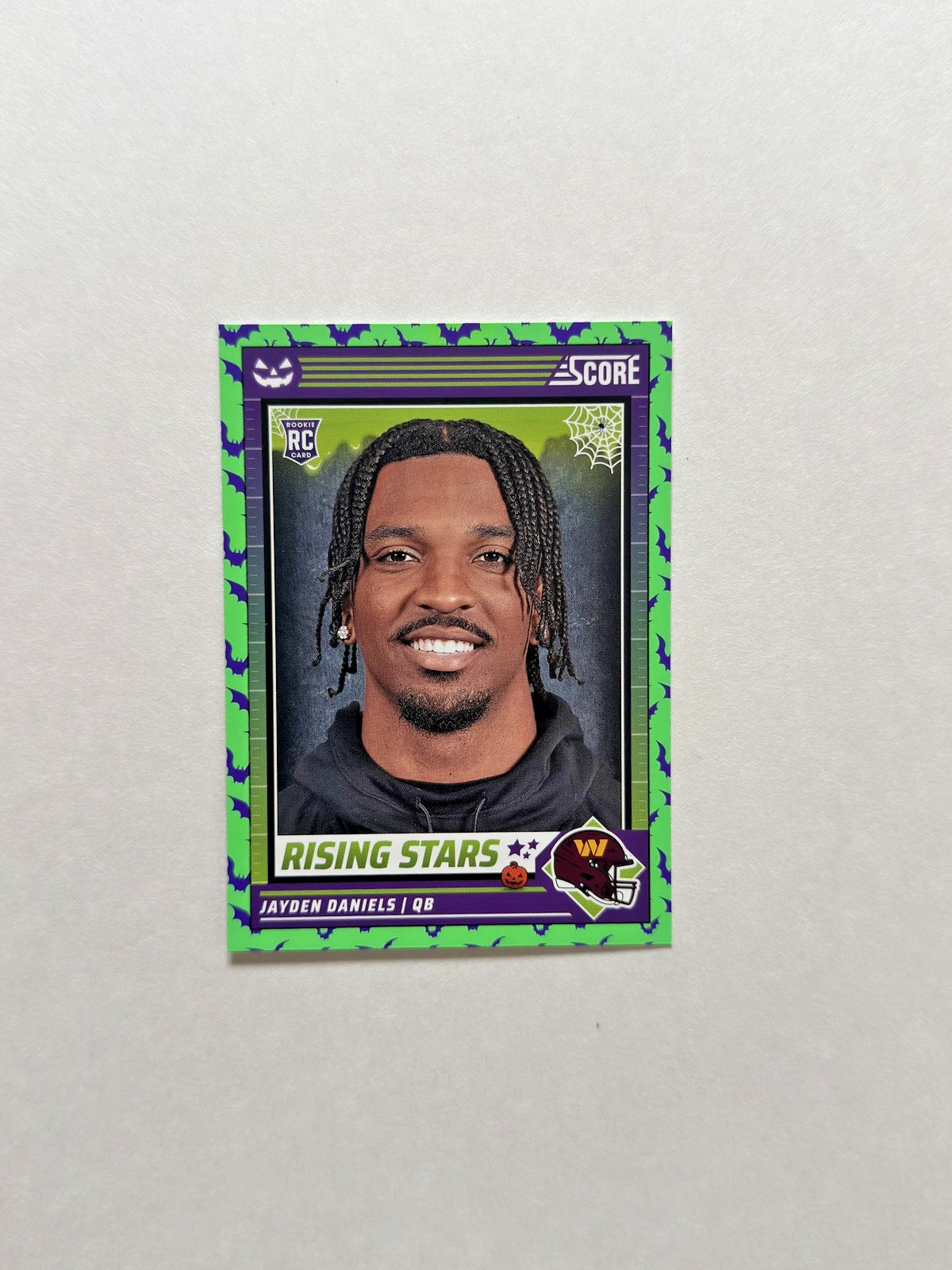 Jayden Daniels Rookie 2024 Panini Score-A-Treat Rising Stars #26 Green Bats (RC)