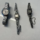3 X Vintage Women’s Automatic/ Mechanical  Watches Seiko 2205  2 x Marcasite run