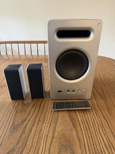 VIZIO Wired Subwoofer & Satellite Speakers Set with Remote Silver/Black Tested