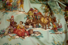 Remade Custom DRAPES Guinevere TOILE Kravet fabric 2 pc Pleated NEW Lined 87" lg
