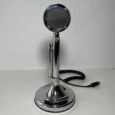 Astatic Silver Eagle Lollipop Microphone CB Base Station Power Mic 4 Pin USA