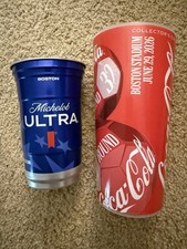 Coca-Cola + Michelob 2026 Copa Mundial de la FIFA ronda de 32 tazas de plástico sin usar 29 de junio
