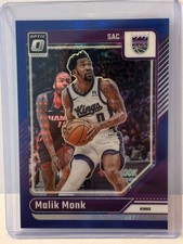 2024-25 Donruss Optic #17 Malik Monk Hyper Blue #/175