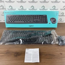 Logitech MK270 Wireless Keyboard Mouse Combo Full Size USB Receiver WORKS