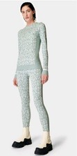 Sweaty Betty Women's Base Layer Ski Set Leggings and Top Jumper Size Small S VGC