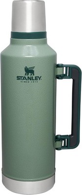 Stanley Classic Legendary Vacuum Bottle 2.5 qt Wide Mouth with Leakproof Cup Lid