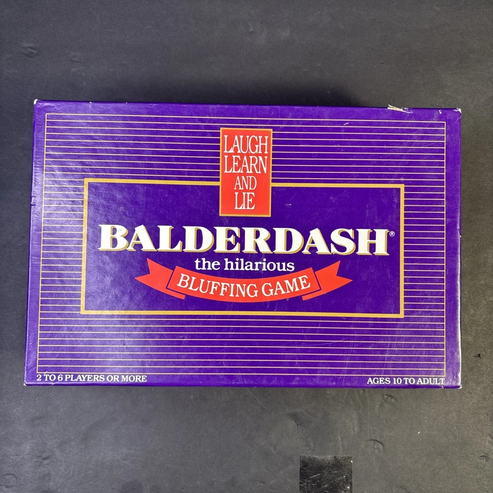 Juego de faroles Balderdash edición vintage 1984 de Parker Brothers - completo Foto 4 de 4