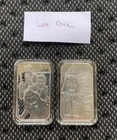 2x Royal Mint 1oz Star Wars .999 Silver Bullion Bars 1x Dark Side 1x Light Side