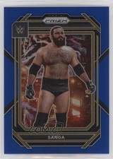 2023 Panini Prizm WWE Blue Prizm 63/199 Sanga #117 0ud4