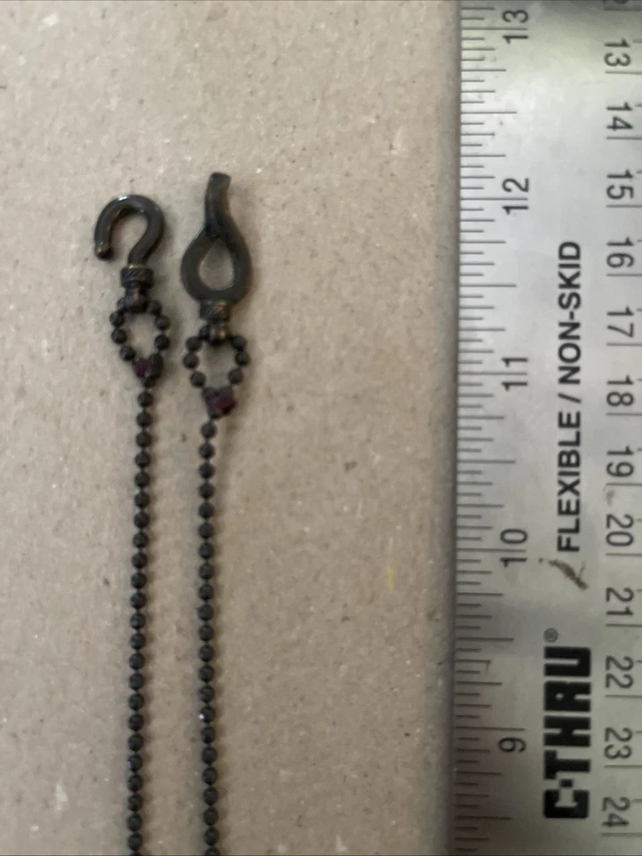 Collar Etiqueta de Perro Buda Ónix Negro Años 90 Moda Retro - Boho - Punk - Gótico Foto 3 de 4