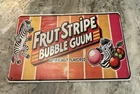Frut Stripe Bubble Gum Sign – Retro Vintage Style Metal Tin Wall Decor 8x12