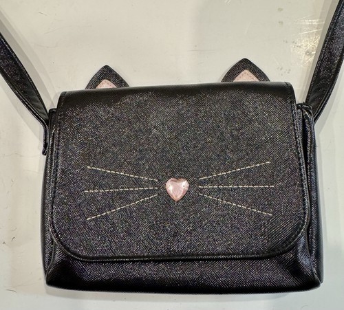 Gymboree Black Cat/ Kitty Face Purse - Picture 2 of 7