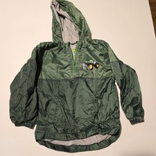 John Deere Boys 4T hooded Windbreaker Jacket Quarter-zip