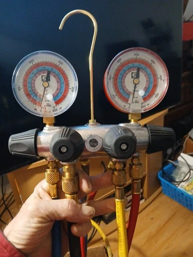 High Precision Analog HVAC Gauge R454B/R32/R410A JB Air Conditioning