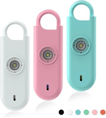 140Db Personal Safety Alarm for Women, 3 Pack Safe Alarm Protection Keychain wit