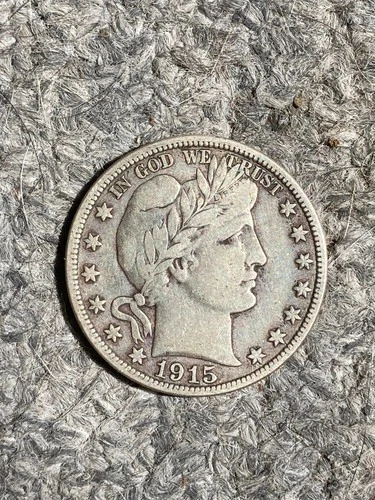 1915 S Barber half dollar