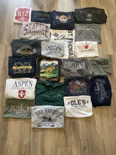 Lot of vintage wholesale vintage location and national parks apparel for resale