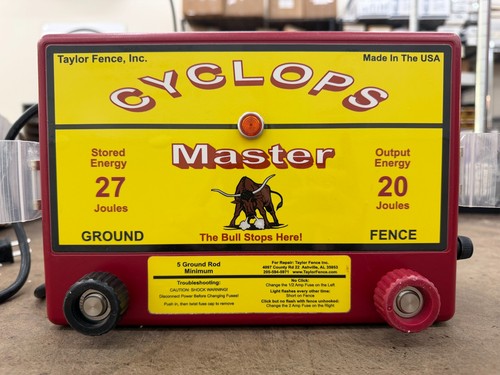 Cyclops Fence Charger-BENT/DENT-MASTER-AC