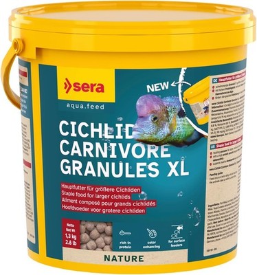sera Cichlid Carnivore Granules XL 3.800 ml (1,2 kg) | Hauptfutter für große C
