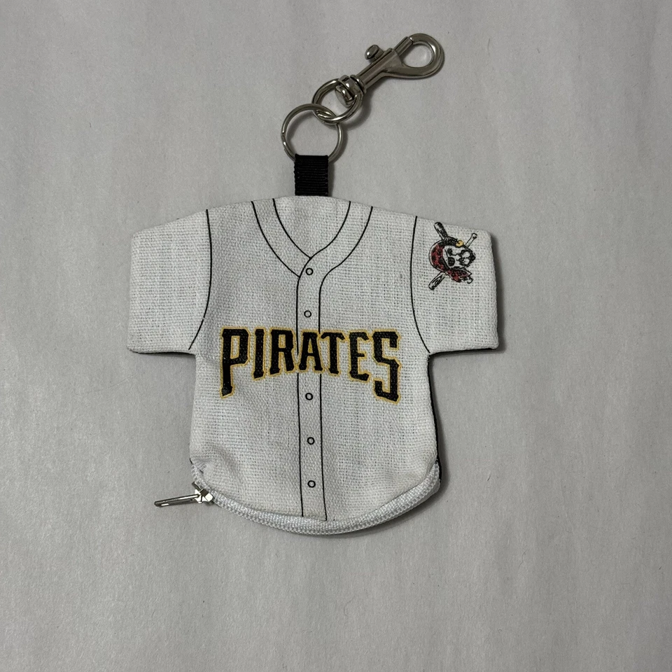 MLB Pittsburgh Pirates Baseball Team Shirt Mini Jersey Keychain Coin Purse - Image 2 of 4