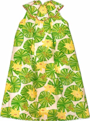 slim fit dress slacks Unique Vintage Sunflower Cotton Halter Swing Dress main image 1