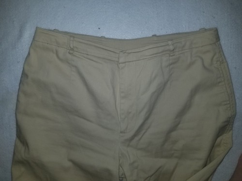Pantalones cortos para mujer caqui Chadwick Bermudas talla 10 mezcla algodón - Imagen 3 de 5