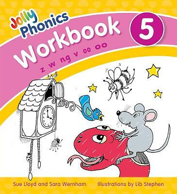 Jolly Phonics Workbook 5: in Precursive Letters (British English edition) by...