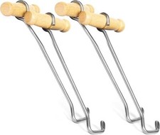 Cowboy Boot Hooks for Men and Women - Boot Puller for Cowboy Boots with Long Han