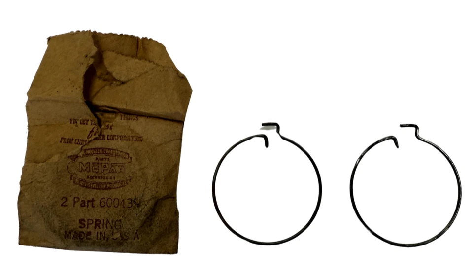 Dodge 1955-1959 Transmisión Contraeje Rodillo Retenedor Resorte Par 600435 Nuevo de Lote Antiguo Foto 2 de 4