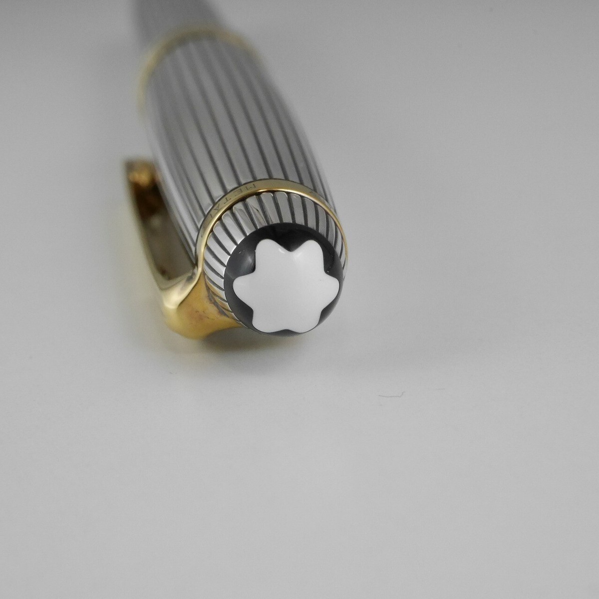 Montblanc Meisterstuck Solitaire Sterling Silver Pinstripe 144