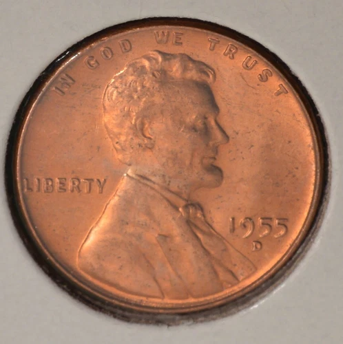 1955D - USA Wheat Cent - Uncirculated