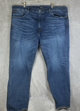 Polo Ralph Lauren Jeans Men's 48x32 Selvedge Baggy Denim Y2K Grunge Skater