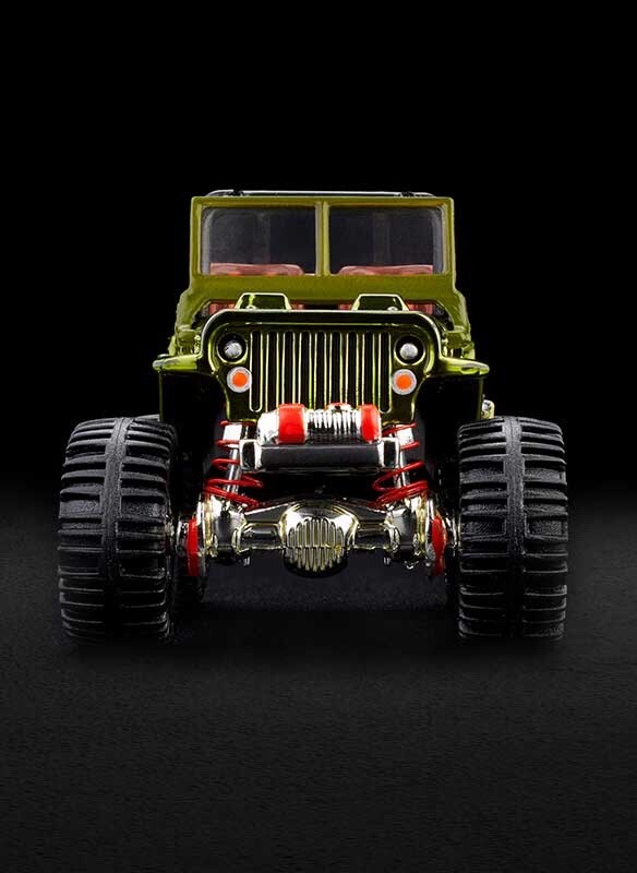 ホットウィール　HWC RLC 1944 ウィリス　ジープ　レッド　赤 Hot Wheel Collectors RLC Exclusive 1944 Willys MB Jeep Red w