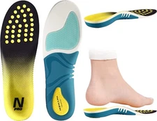 Orthotic Shoe Insoles Inserts Flat Feet High Arch Support for Plantar Fasciitis