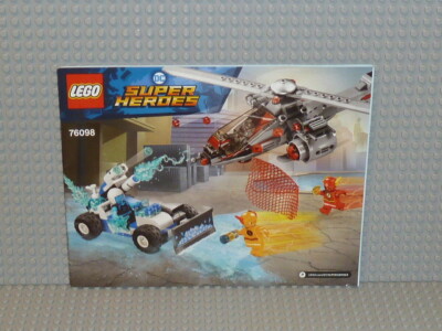 LEGO  Super Heroes Bauanleitung 76098 Speed Force Freeze Pursuit ungelocht B2748