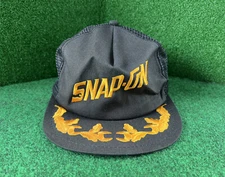 Vintage K Products Brand Snap-On Tools Scrambled Eggs Snapback Hat Made USA Mesh