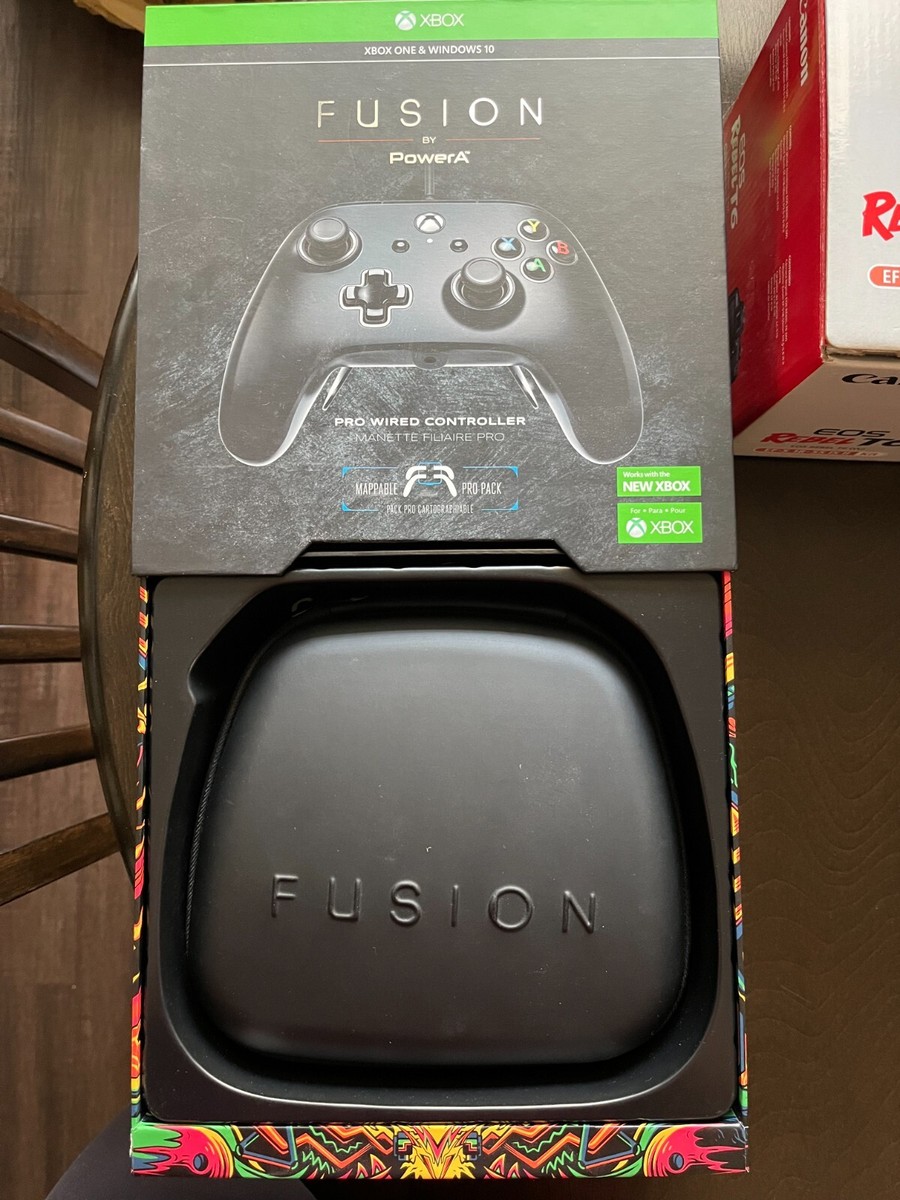 USED PowerA Fusion Pro Wired Controller for Xbox One/PC in Black