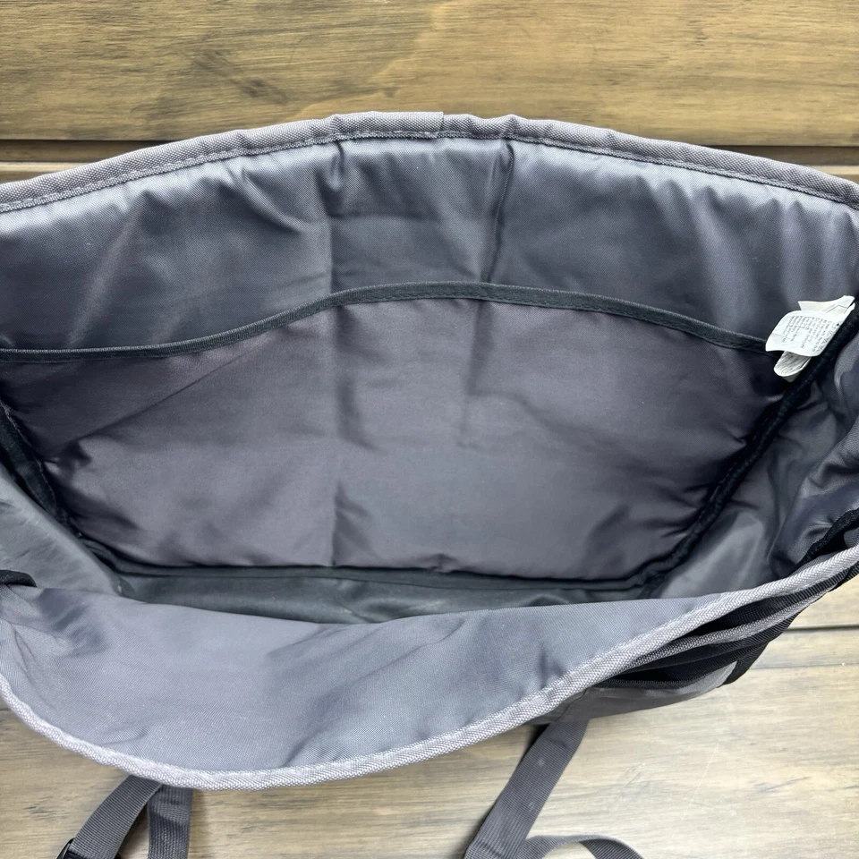 Jansport Trans Messenger Bag Black Gray New Laptop Sleeve Work Tote Carry-on - Image 4 of 4