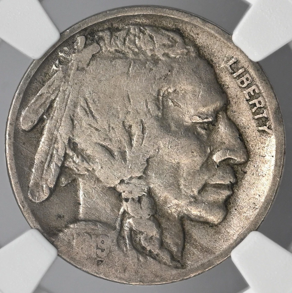 1919-D  5C  BUFFALO NICKEL DENVER MINT  NGC  VG8 (VG08)   #2147138-015 - Image 2 of 4