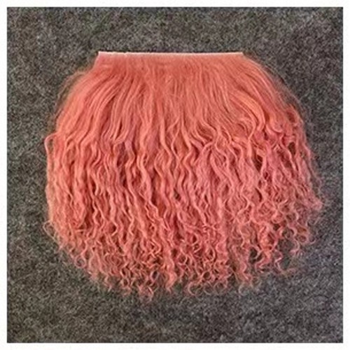 2x4 Zoll Tibetisches Lamm Mohair für Puppenperücken Mongolisches lockiges Fellhaar Umwurzeln Puppenhaar - Bild 34 von 48