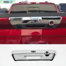 Chrome Silver Rear Tailgate Door Handle Decor Cover Trim For Ford F-150 2021-24