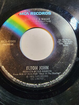 Elton John - Grow Some Funk Of Your Own / I Feel Like A Bullet -MCA GOOD+ F109