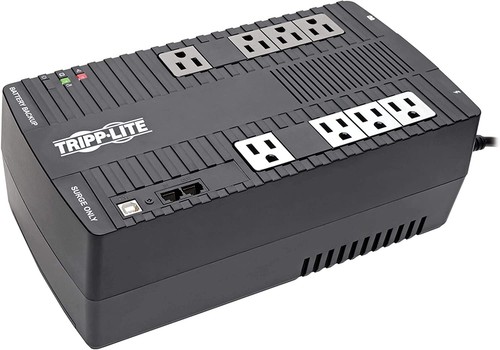 Tripp Lite 550VA 300W 120V 8-Outlet UPS Battery Backup AVR550U ...