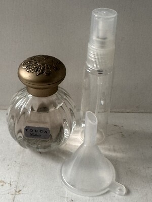 TOCCA COLETTE Women 15 mL. EDP Splash+Mini Empty Mini Spray+Funnel NWOB