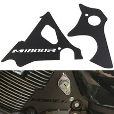1 Pair Engine Side Covers Frame Fillers Keyhole For Suzuki BOULEVARD/INTRUDER