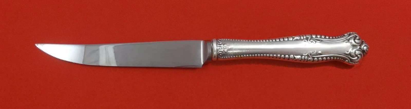Canterbury by Towle Sterling Silver Steak Knife Serrated HHWS Custom 8 1/2"