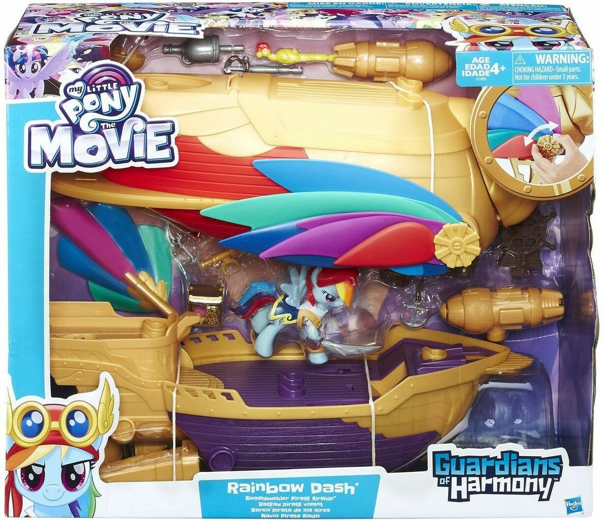 My Little Pony: The Movie - Rainbow Dash Swashbuckler Pirate