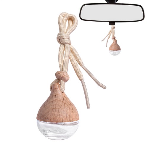 2pcs Empty Perfume Bottle Car Hanging Diffuser Air Freshner Bottle Ornament