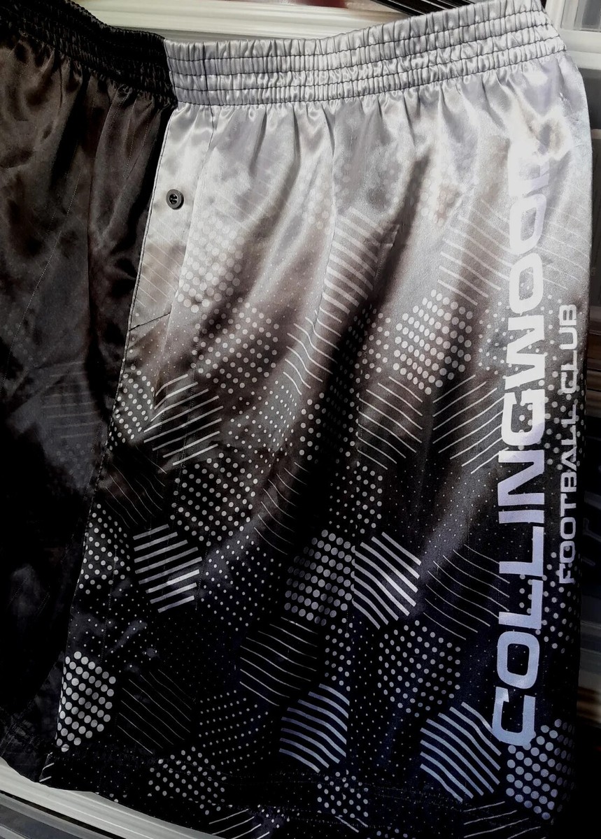 AFL: COLLINGWOOD FOOTBALL CLUB MAGPIES BOXER SHORTS, SIZE 3XL