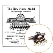 Blickensderfer New Home Typewriter Instruction Manual User Repro vtg Blick thumbnail